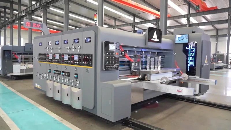 Auto High Speed Flexo Printer Slotter Die Cutter Stacker