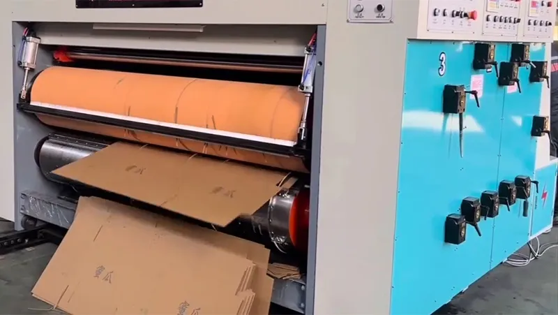 Semi-Auto Flexo Printer Slotter Die Cutter (Chain Feeding)