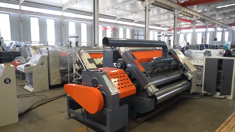 Fingerless Single Facer Corrugating Machine