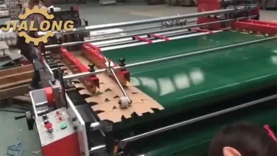 Semi-Automatic Folder Gluer with Press Conveyor